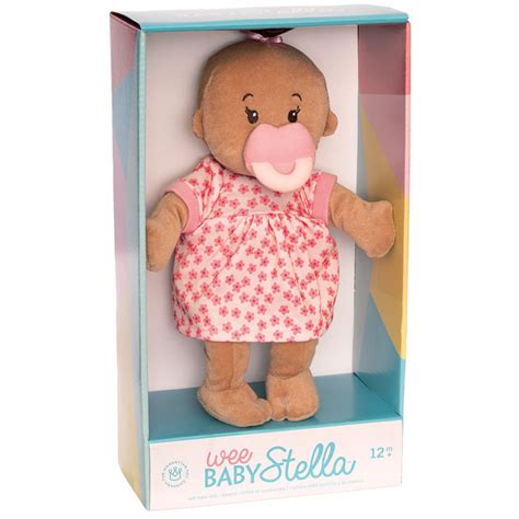 Wee Baby Stella Beige Doll with Brown Hair | Manhattan Toy