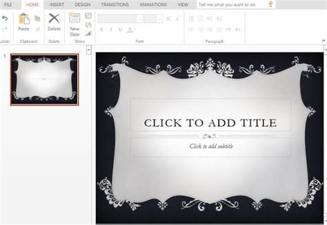 Couture PowerPoint Template