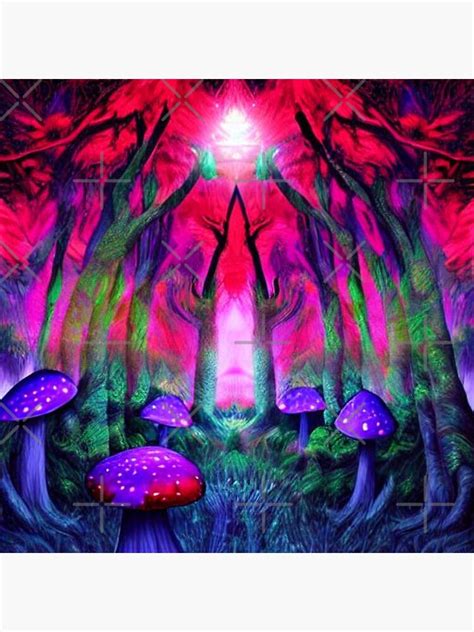 "Trippy Mushroom Painting, with Highly Detailed Fluid Dynamics,Mushroom ...