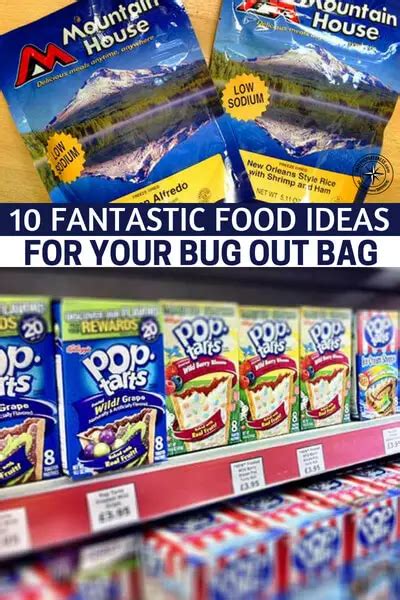 10 Fantastic Food Ideas for Your Bug Out Bag