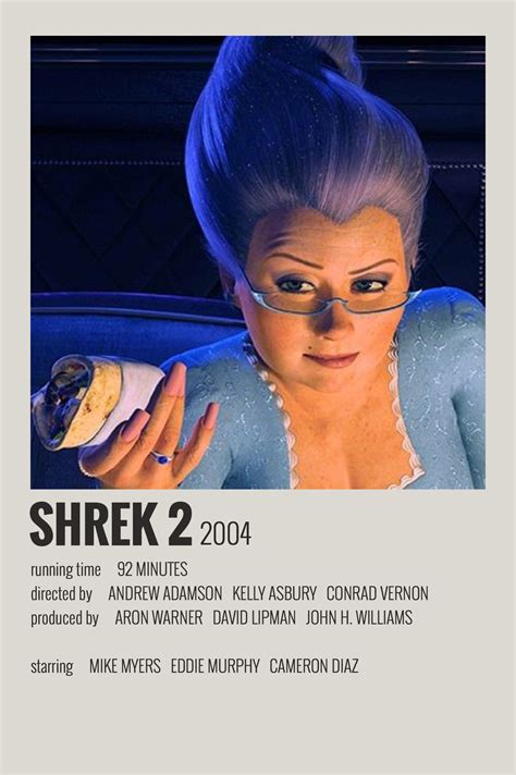 Alternative Minimalist Movie/Show Polaroid Poster - Shrek 2 | Film posters minimalist, Movie ...