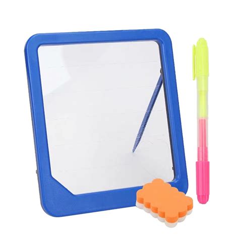 TureClos Magic Drawing Pad LED Writing Board Plastic Art Magic Board Pad Children Clipboard Pen ...