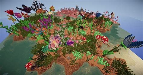 Giant Flower Garden Biome Minecraft Map