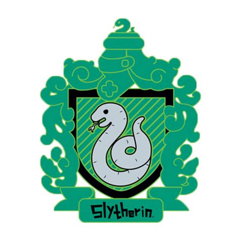 Slytherin House Crest Harry Potter Chibi Pin