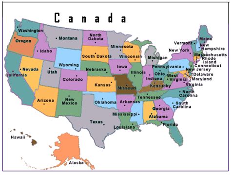 Map of USA