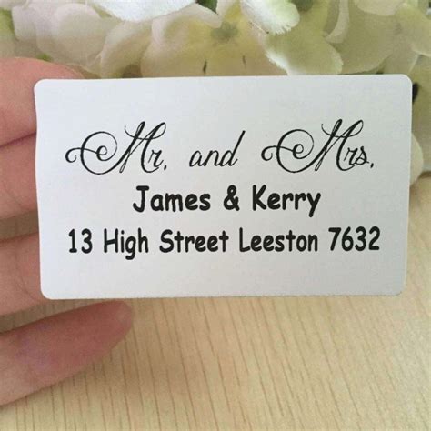 Wedding Return Address Labels Template Beautiful the Ultimate Revelation | Address label ...
