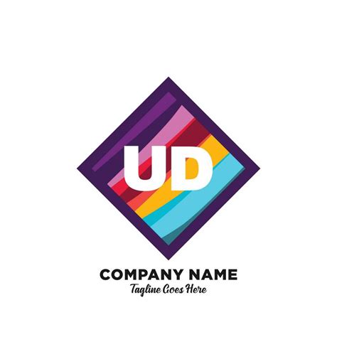 UD initial logo With Colorful template vector. 23320656 Vector Art at Vecteezy