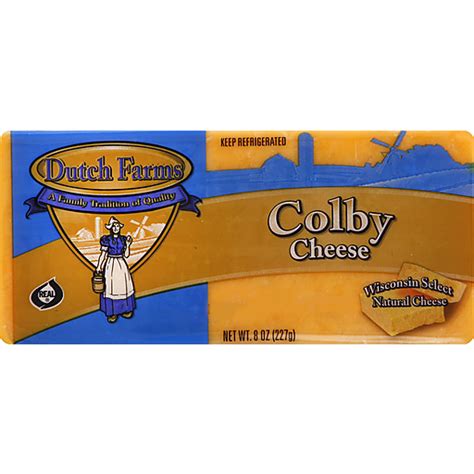 Dutch Farms Cheese, Colby | Colby | Quality Foods