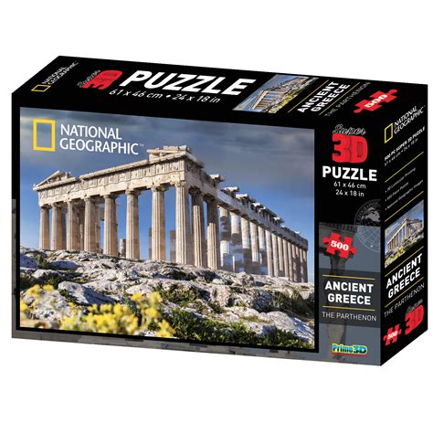 Super 3D National Geographic Ancient Greece 500pc Puzzle - Goliath #1 ...