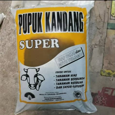 Jual Pupuk kandang sapi 15 kg | Shopee Indonesia