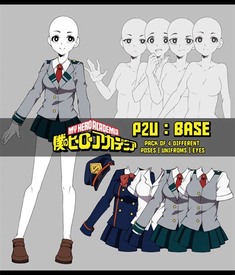 [P2U] BnHA Base Pack | Officially Free! by WitoruniP on DeviantArt