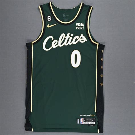 Jayson Tatum - Boston Celtics - Kia NBA Tip-Off 2022 - Game-Worn City ...