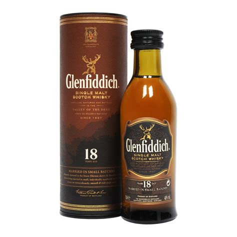 Glenfiddich 18 Year Old - Old Bottling - 5cl Miniature - Gift Ideas ...