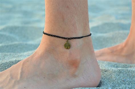 Anklet for Men Mens Anklet Mens Ankle Bracelet minimalist - Etsy