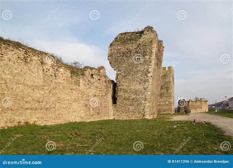 The One of the Largest Medieval Fortress in Europe Lowlands, Smederevo Fortress Stock Photo ...