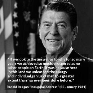 Inaugural Address quotes by Ronald Reagan - Kwize