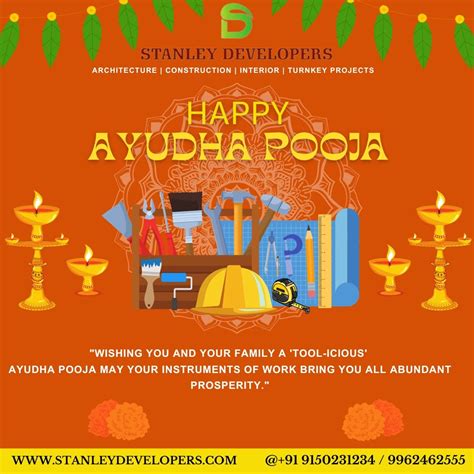 Stanley Developers: Wishes for Ayudha Pooja 2023 - stanley developers ...