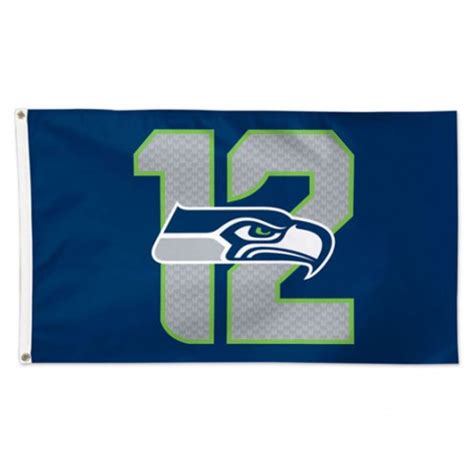 Seattle Seahawks (12th Man) - 3' x 5' Flag - fredsflags