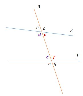 Corresponding Interior Angles Examples - Use the following diagram of parallel lines cut by a ...