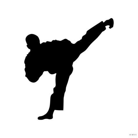 Taekwondo Kick Side Clip Art at Clker.com - vector clip art online ...