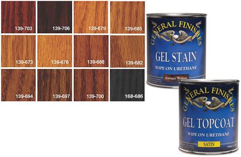 Woodworker.com: General Finishes Gel Stains And Topcoat Wipe On With A Cloth Or Foam Brush ...