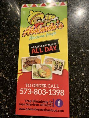 ABELARDO’S MEXICAN FRESH-CAPE GIRARDEAU - Updated December 2024 - 20 ...