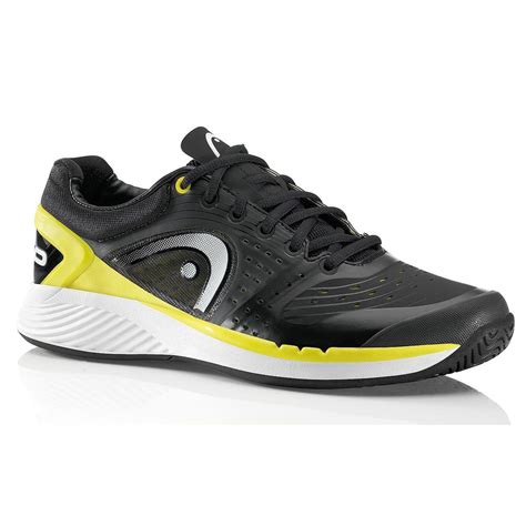 Head Mens Sprint Pro Tennis Shoes - Black/Yellow - Tennisnuts.com