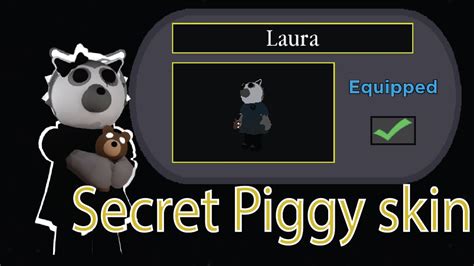 How to get the secret Laura skin in Piggy - Roblox - YouTube