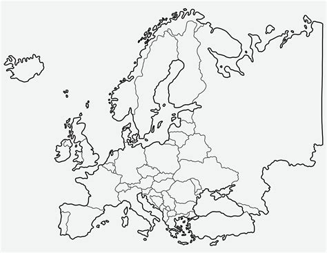 doodle freehand drawing of europe map. 5353681 Vector Art at Vecteezy