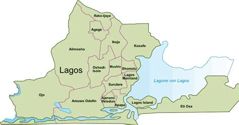 Lga Lagos • Mapsof.net