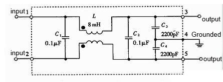 EMI Filter Circuit Using Common Mode Inductors And, 58% OFF