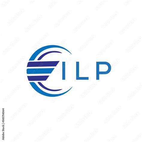 ILP letter logo. ILP blue image on white background. ILP vector logo ...