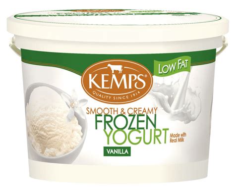 Low Fat Vanilla Frozen Yogurt (132oz. Pail) - Kemps