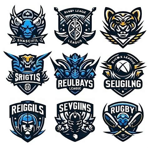 Entry #12 by AlphaXFaith for Design 13 Distinct Rugby League Logos ...