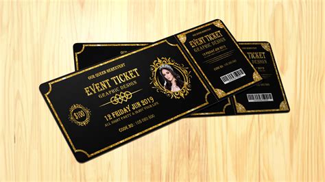 Special Event Ticket Design Template Free – GraphicsFamily