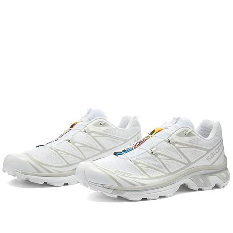 Salomon XT-6 ADVANCED White, White & Lunar Rock | END.