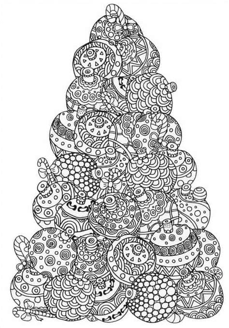 Christmas Mindful Coloring Pages