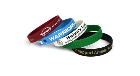 Printed Silicone Wristbands - The Wristband Company