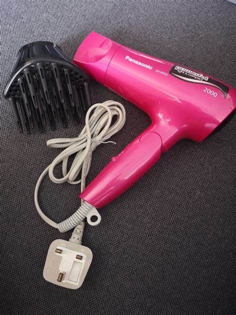 Panasonic Pink Hair Dryer, Beauty & Personal Care, Hair on Carousell