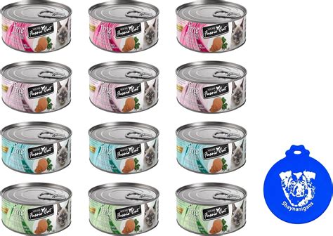 Amazon.com : Fussie Cat Fine Dining Wet Mousse 4 Flavor Bundle: 3 Tuna w/Pumpkin, 3 Oceanfish w ...