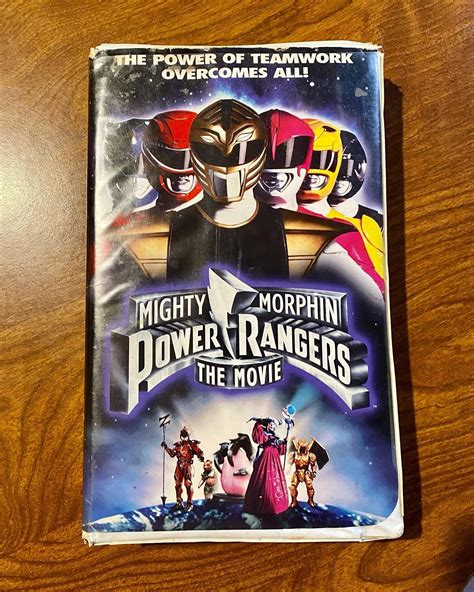 Vintage VHS 1995 Mighty Morphin Power Rangers The Movie MMPR | Etsy