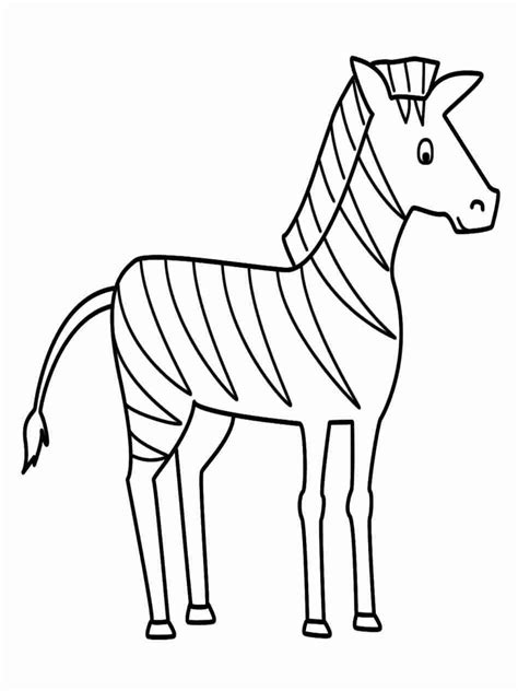 Zebra Drawing Easy | Zebra coloring pages, Zebra drawing, Animal ...