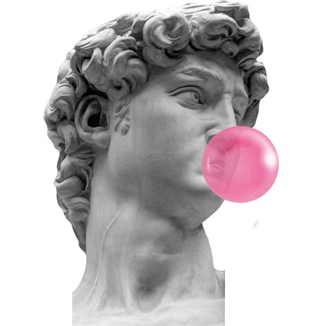 David michelangelo bubble gum sticker by maeroks – Artofit