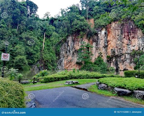 Granite Quarry Lake at Bukit Batok Nature Park Stock Photo - Image of ...