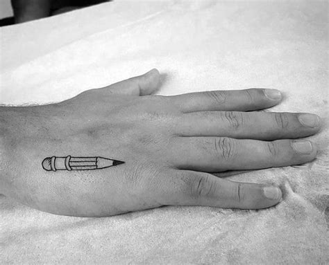 60 Pencil Tattoo Designs for Men