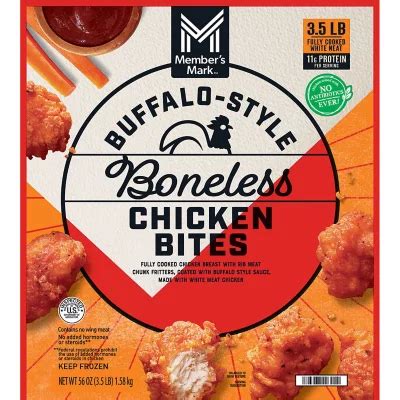 Member's Mark Buffalo Style Boneless Chicken Bites 3.5 lbs. - Sam's Club