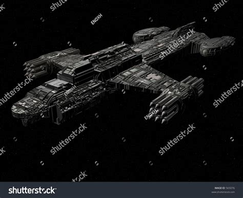 Battle Cruiser Spaceship Stock Photo 565076 : Shutterstock