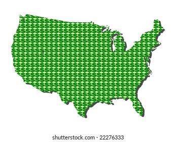 Usa Map Dollar Symbols Illustration Stock Vector (Royalty Free) 22276333 | Shutterstock