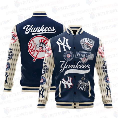 New York Yankees - Major League Baseball AOP Varsity Jacket V6 - Power Wy