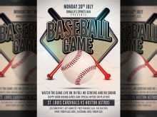 Baseball Flyer Template Free - Cards Design Templates